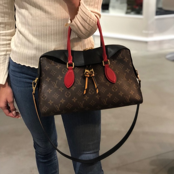 SOLD Authentic Louis Vuitton Noir Tuileries Bag - Picture 3 of 8